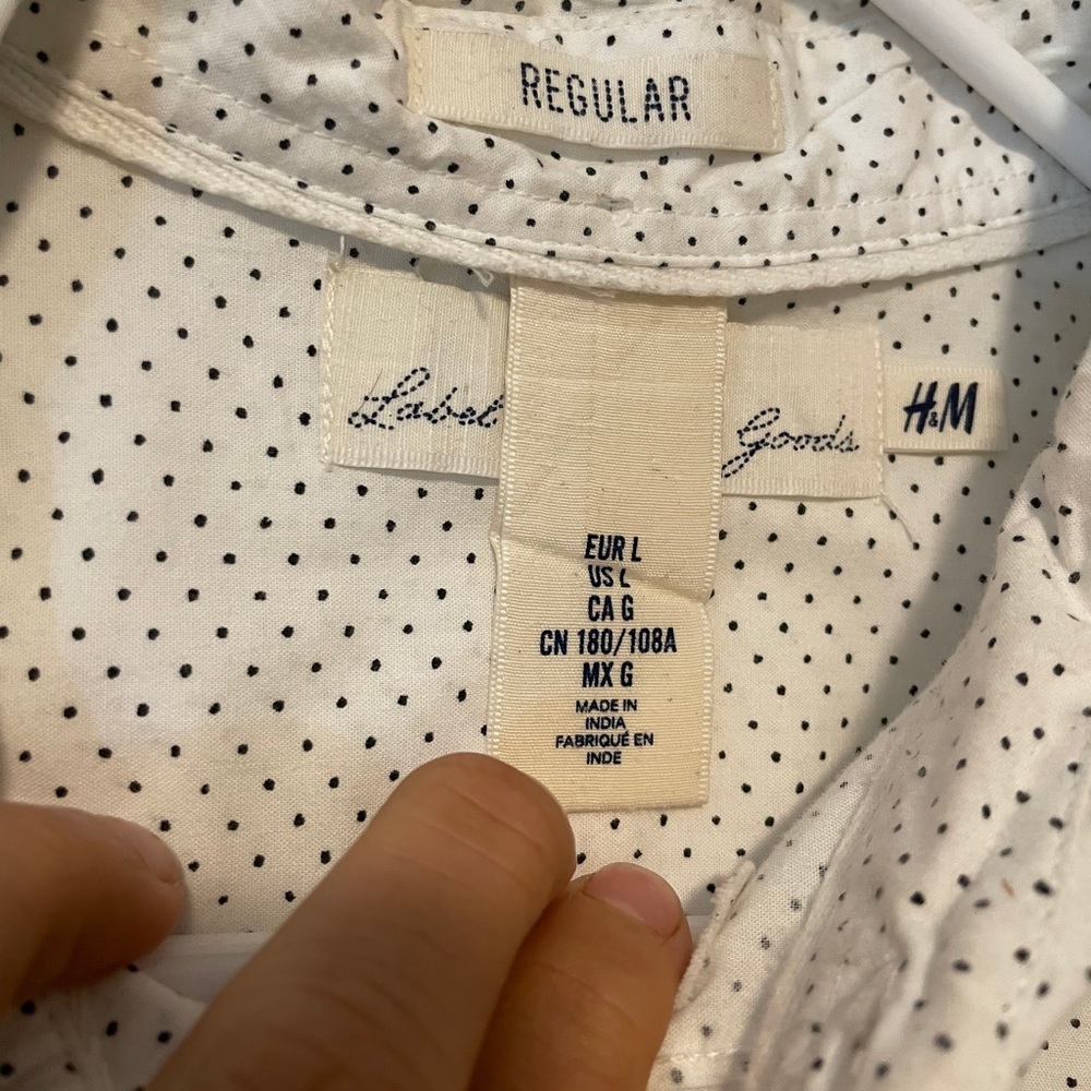 Polka Dot Button Up - Picture 4 of 4